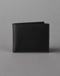 Cow Leather Slim Bi-Fold Wallet for Men – Black